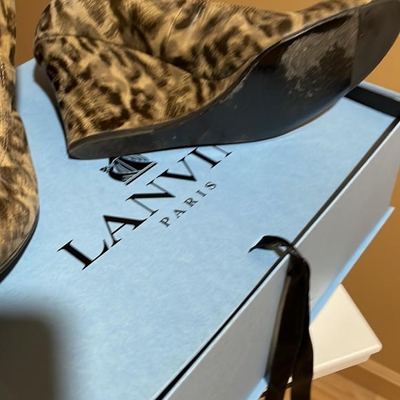 Lanvin Ballerine Wedge 80, size 38 - Picture 5 of 5